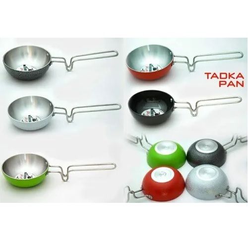 Non Stick Tadka Pan - Metal Type: Stainless Steel