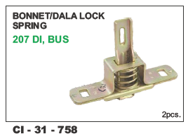 Bonnet Dala Lock Spring 207, Bus (cidis)