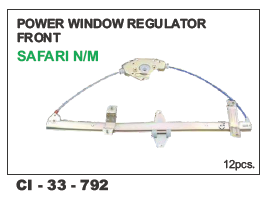 Power Window Regulator Front Safari LH/RH