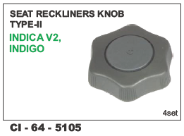 Seat Reckliner Knob Type-II Indica v2, Indigo