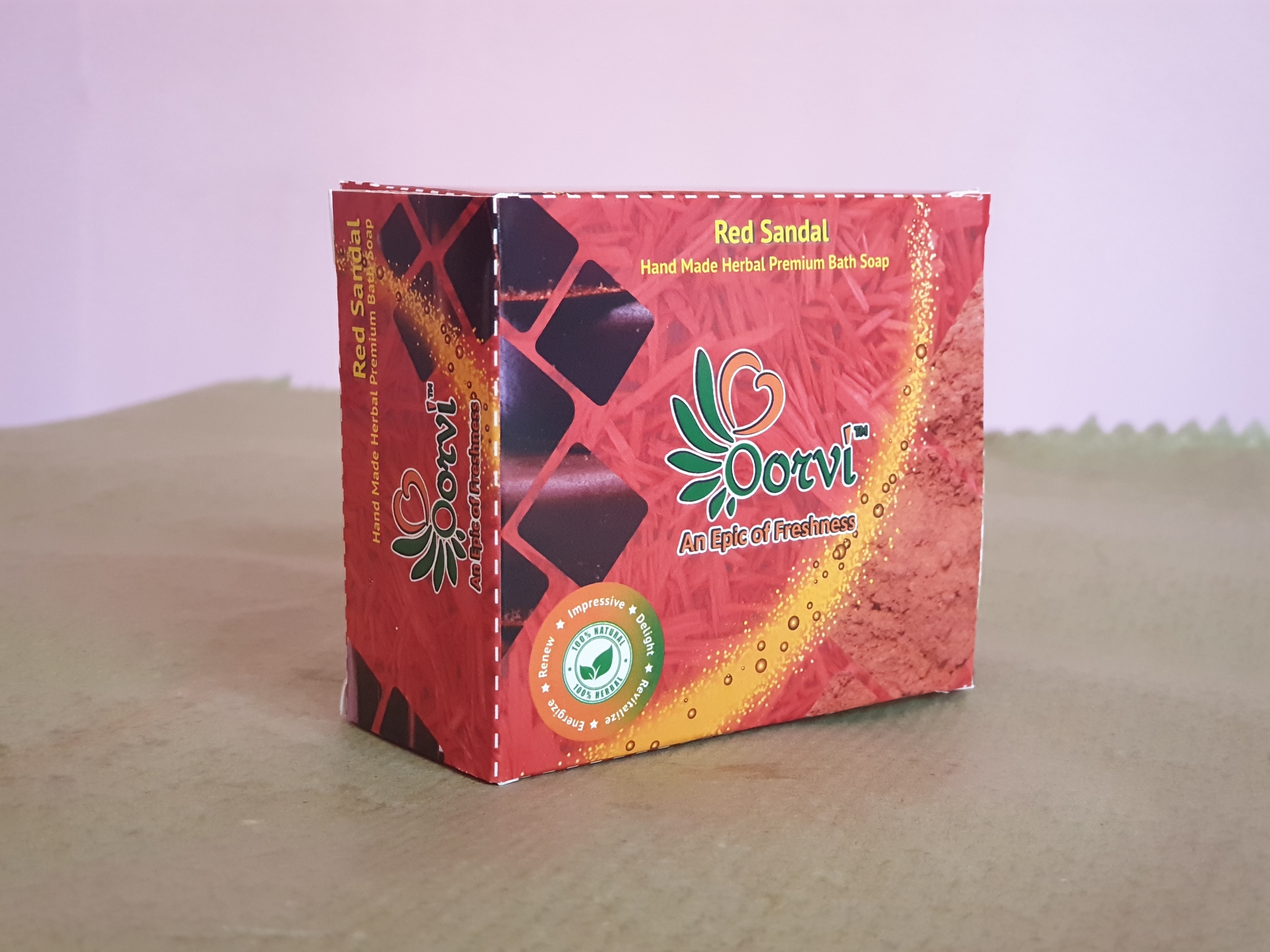 Red Sandal Handmade Herbal Soap