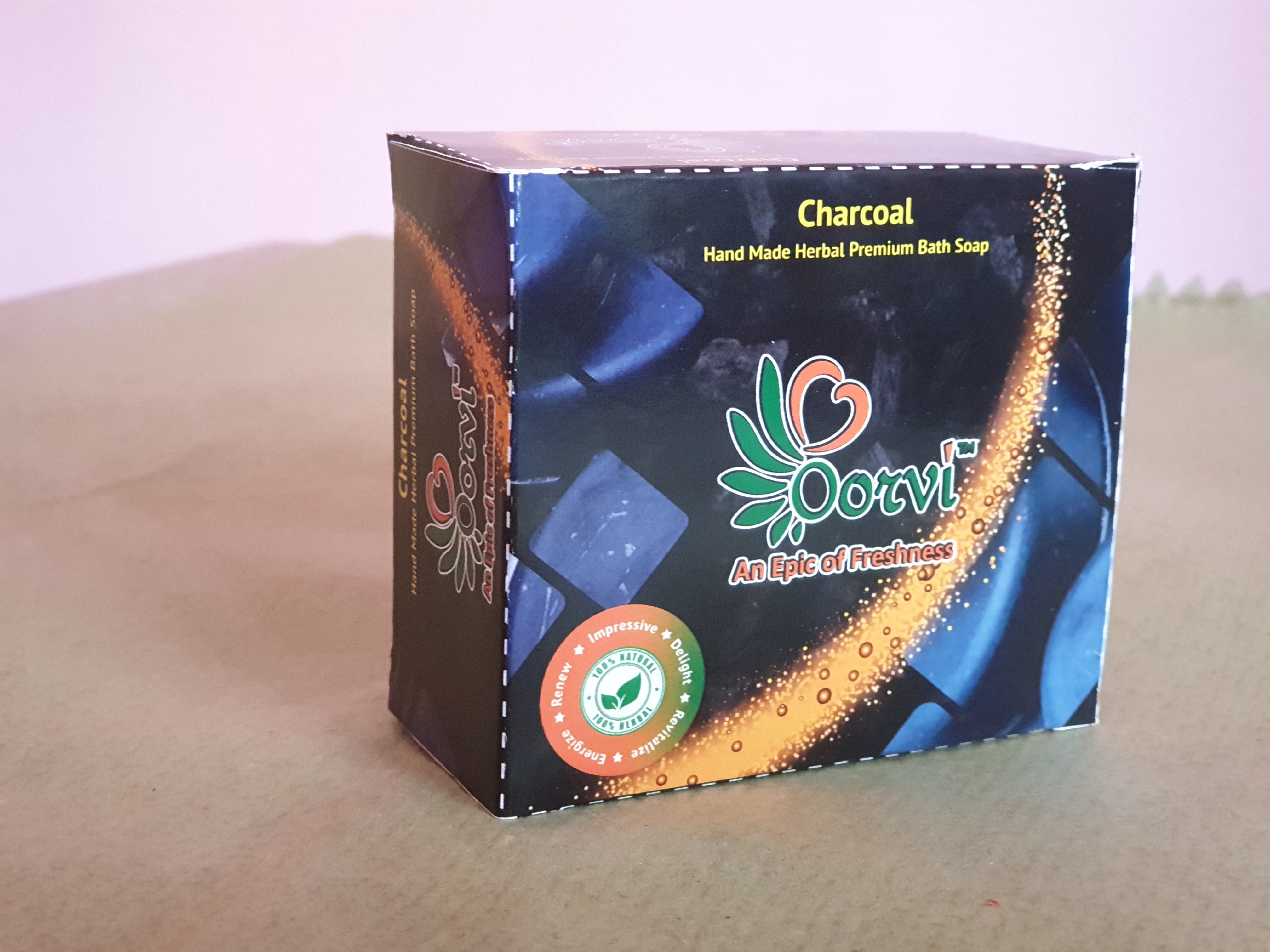 Charcoal Herbal Soap
