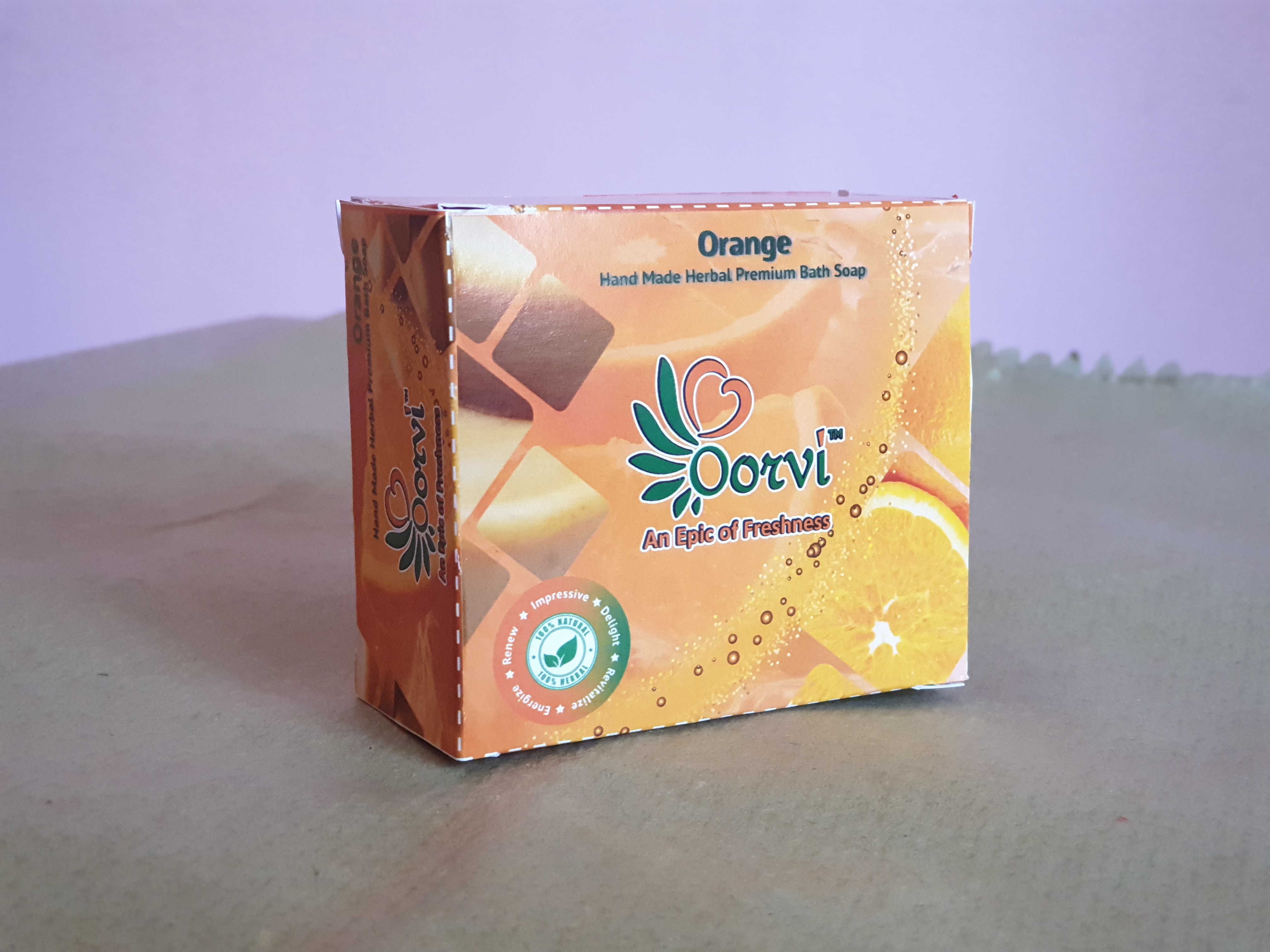 Orange Handmade Herbal Soap