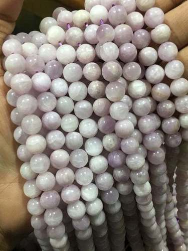 Kunzite round 8mm beads,kunzite 15 inches 8mm beads