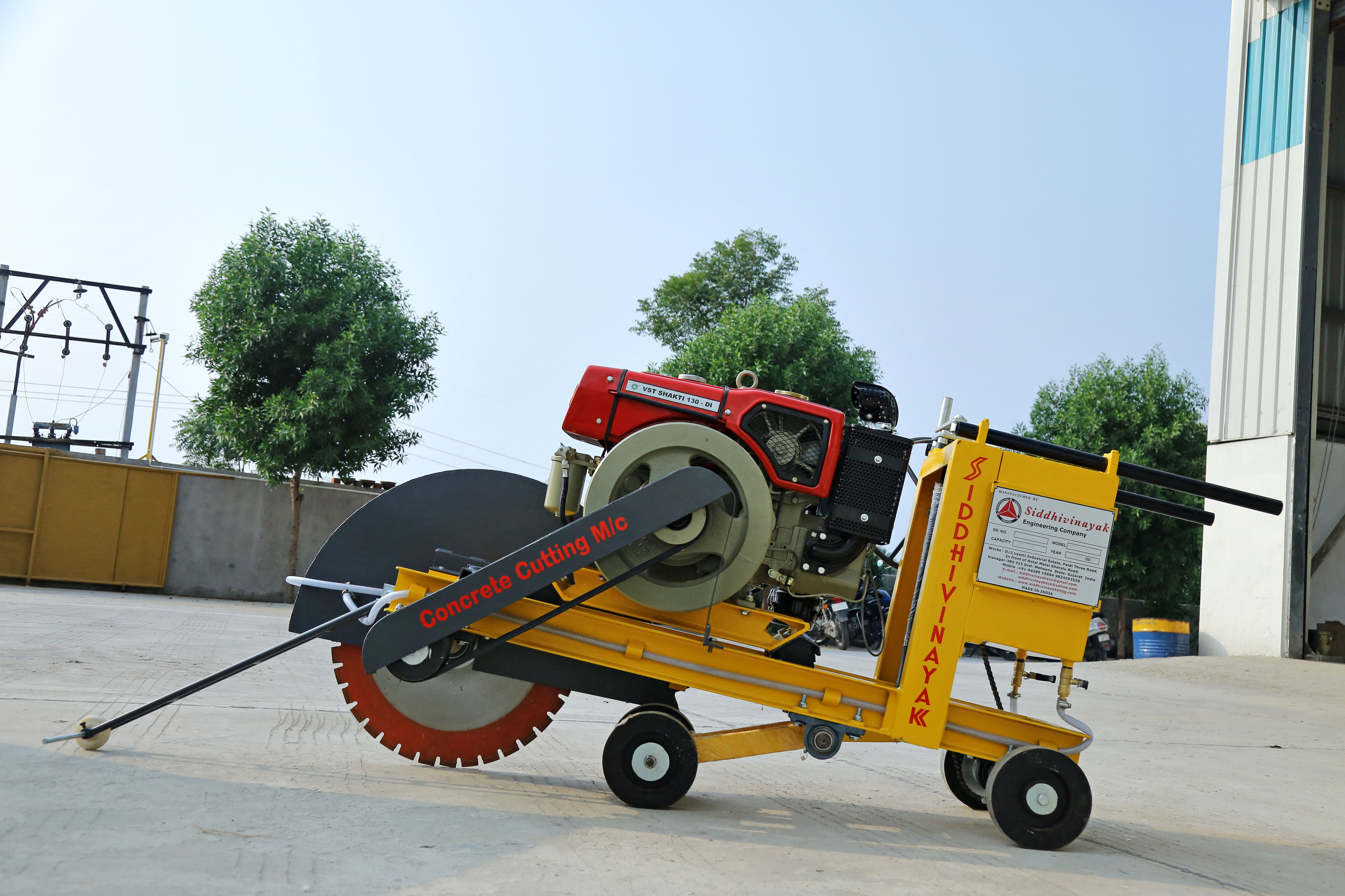 Concrete Groove Cutting Machine