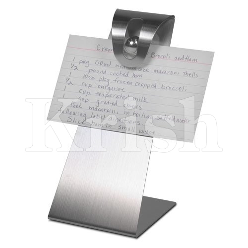 As Per Requirement Ss Note & Recipe Holder