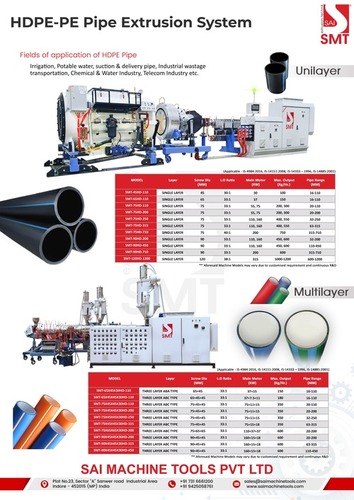 Automatic Hdpe Pipe Plants