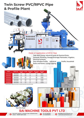 Pvc Pipe Plant (Twin Screw)