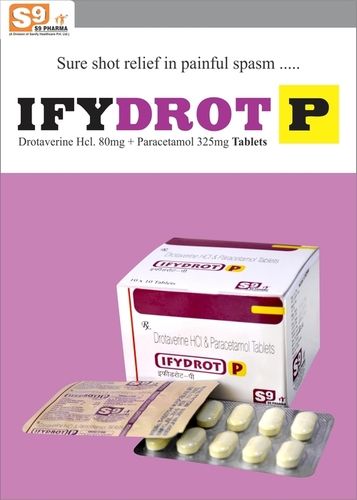 Drotaverin Hydrochloride 80mg + Paracetamol 325mg