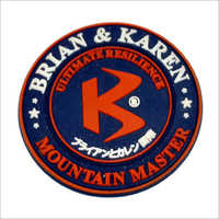 Printed Embossed Sticker