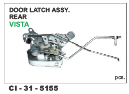 Door Latch Assy Rear Vista LH/RH