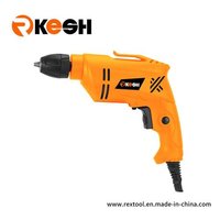 Electric Drill - 600w 100% Copper Motor, 10mm Keyless Chuck | Variable Speed Control, Soft Grip Handle, Lock-on Button