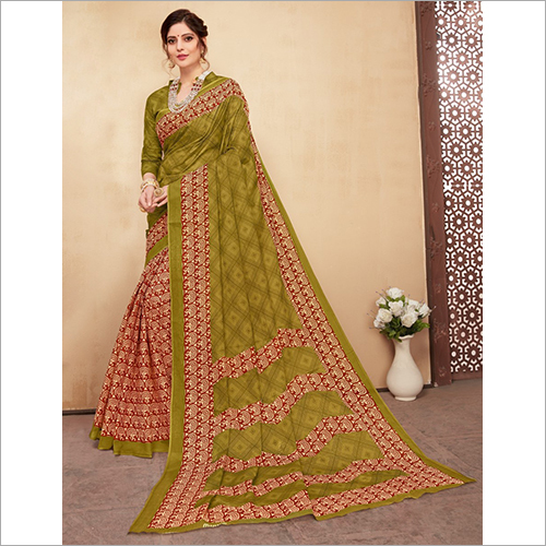 Available In All Color Ladies Fancy Saree