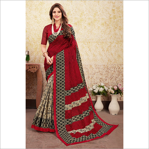 Available In All Color Ladies Printed Saree