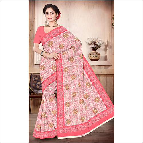 Available In All Color Ladies Border Saree