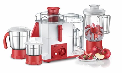 Prestige Platina JMG 550-Watt Juicer Mixer Grinder (White/Black)