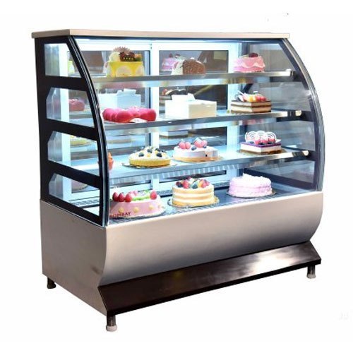 Curved Glass Display Counter By FAME COOLING CORPORATION