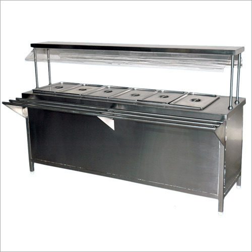 Stainless Steel Bain Marie Service Counter Usage: Hotel