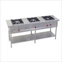 3 Burner Commercial Gas Stove
