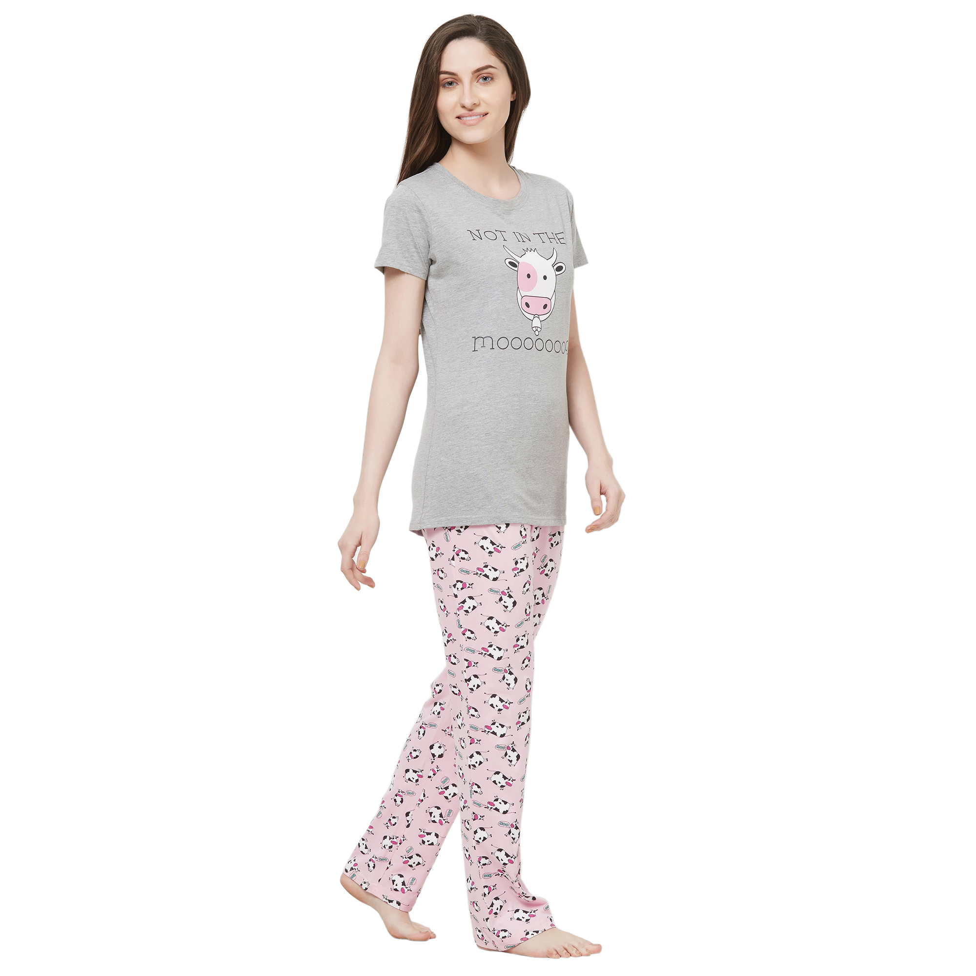 Evolove Womens Pajama T-Shirt Sets (EVO1)