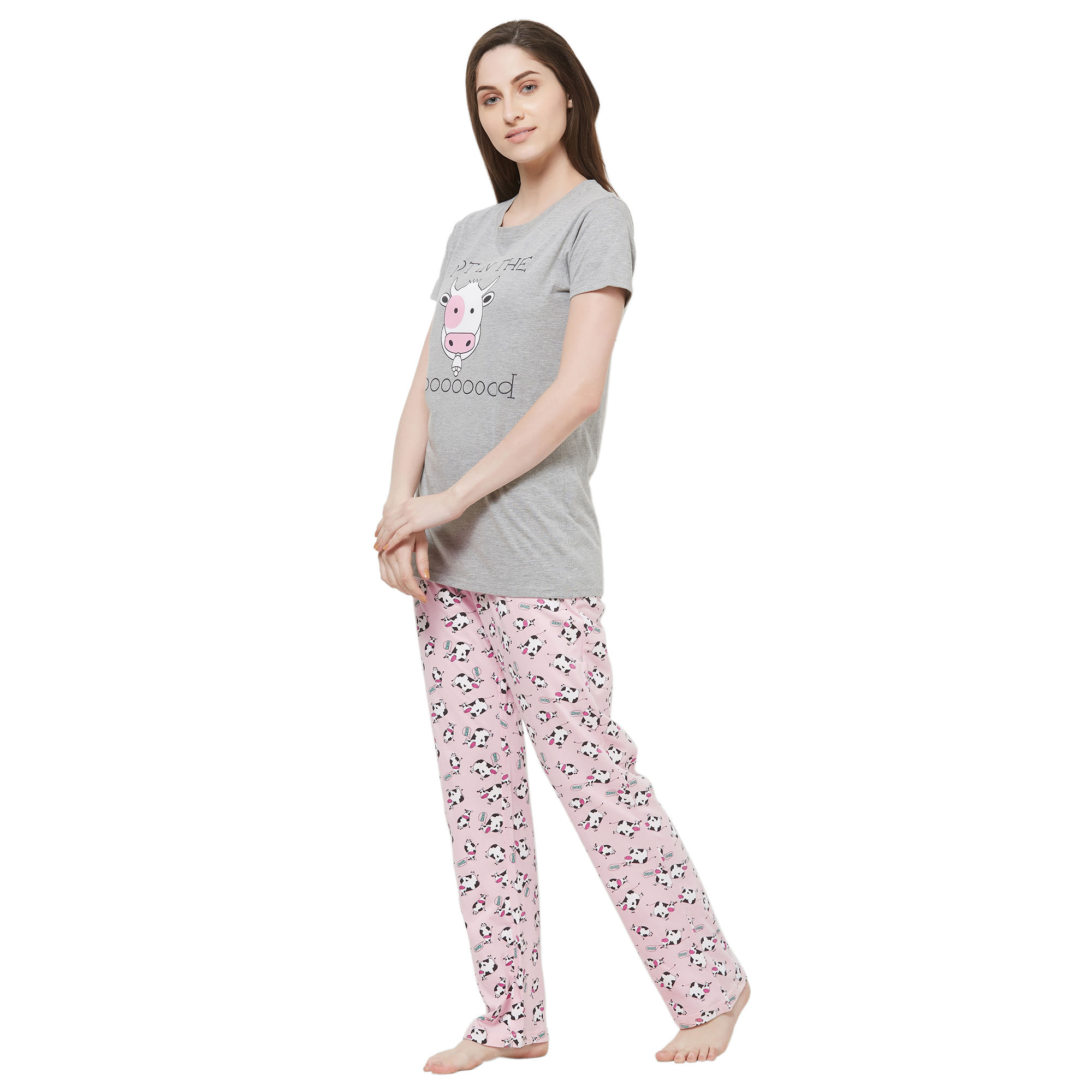 Evolove Womens Pajama T-Shirt Sets (EVO1)