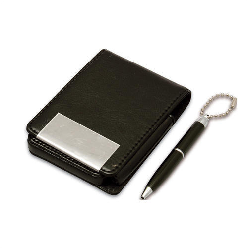 Card Holder with Stylish Pen