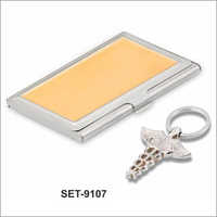 Card Holder with Keychain