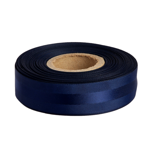 Gross Grain Satin - Navy Blue