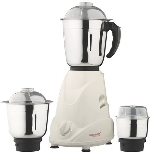 SignoraCare SCEM-2935 650-Watt Powermatic Mixer Grinder with 3 Jars (White)