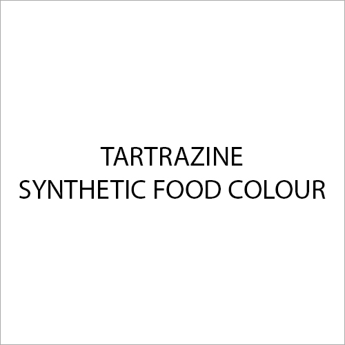 Tartrazine Synthetic Food Colour