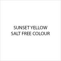 Sunset Yellow Salt Free Colour
