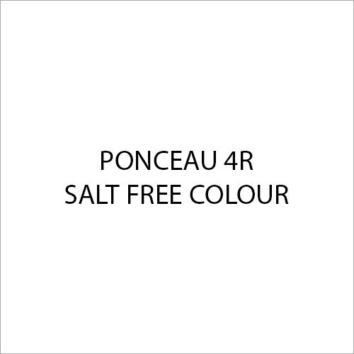 Ponceau 4R Salt Free Colour