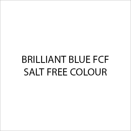 Brilliant Blue Fcf Salt Free Colour