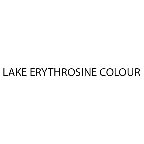 Lake Erythrosine Colour