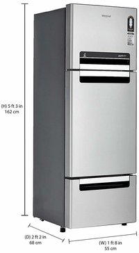 Whirlpool 240 L Frost Free Multi-Door Refrigerator(FP 263D Protton Roy, Alpha Steel)