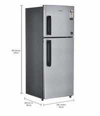 Whirlpool 245 L 2 Star ( 2019 ) Frost Free Double Door Refrigerator(Neo FR258 CLS Plus, Galaxy Steel)