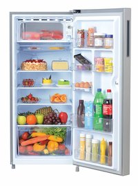 Haier 195 L 5 Star ( 2019 ) Direct Cool Single Door Refrigerator (HRD-1955CSS-E, Shiny Steel)