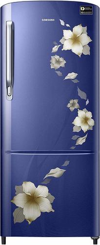 Samsung 192 L 3 Star ( 2019 ) Inverter Direct Cool Single Door Refrigerator (RR20M172ZU2/HL/RR20M272ZU2/NL, Star ( 2019 ) flower blue)