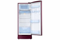 Samsung 192 L 4 Star Inverter Direct-Cool Single Door Refrigerator (RR20T182XR8/HL, Saffron Red)
