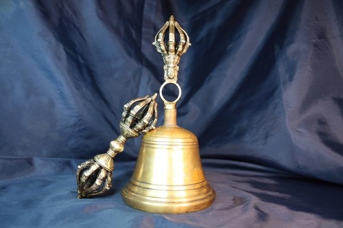 Tibetan bell 7 inch Vajra Ghanta Dorje Drilbu