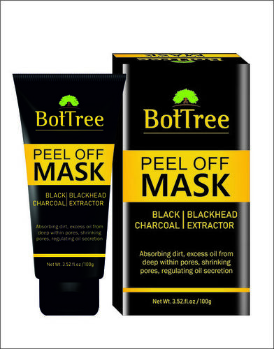 Charcoal Peel Off Mask - Manufacturing Private Label Manufacturer Ingredients: Herbal Extracts