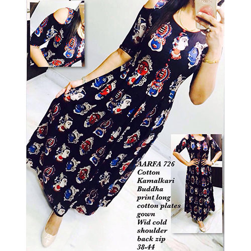 Buddha print outlet dress