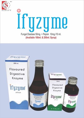 Enzyme Syrup- Diastase 50mg + Pepsin 10mg/10ml