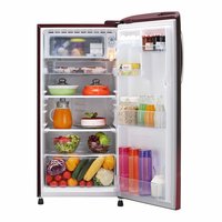 LG 190 L 5 Star ( 2019 ) Inverter Direct-Cool Single Door Refrigerator (GL-B201ASPY, Scarlet Plumeria)