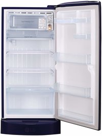 LG 215 L 5 Star ( 2019 ) Inverter Direct Cool Single Door Refrigerator (GL-D221ABGY, Blue Glow)