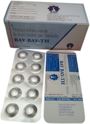 Aceclofenac 100mg + Thiocholchicoside4 Mg