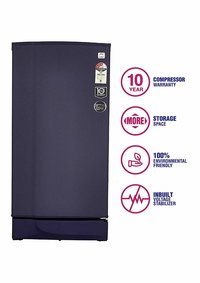Godrej 190 L 3 Star ( 2019 ) Direct-Cool Single-Door Refrigerator (RD 1903 EW 3.2, Royal Blue)