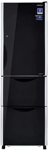 Hitachi 404 L Frost Free Multi-Door Refrigerator(R-SG38FPND, Glass Black, Inverter Compressor)