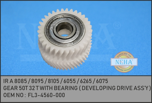 GEAR 50T 32 T WITH BEARING ( DEVELOPING DRIVE ASS'Y )