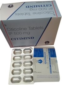 Citicoz - Citicoline Sodium 500mg Tablets | Enhances Cerebral Metabolism, Increases Neurotransmitter Levels, Provides Neuroprotective Effects